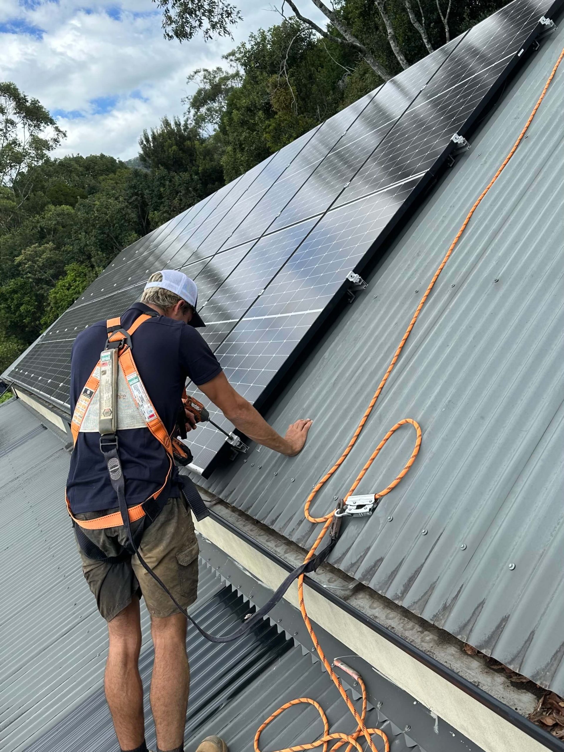 more solar on roof with battery drill